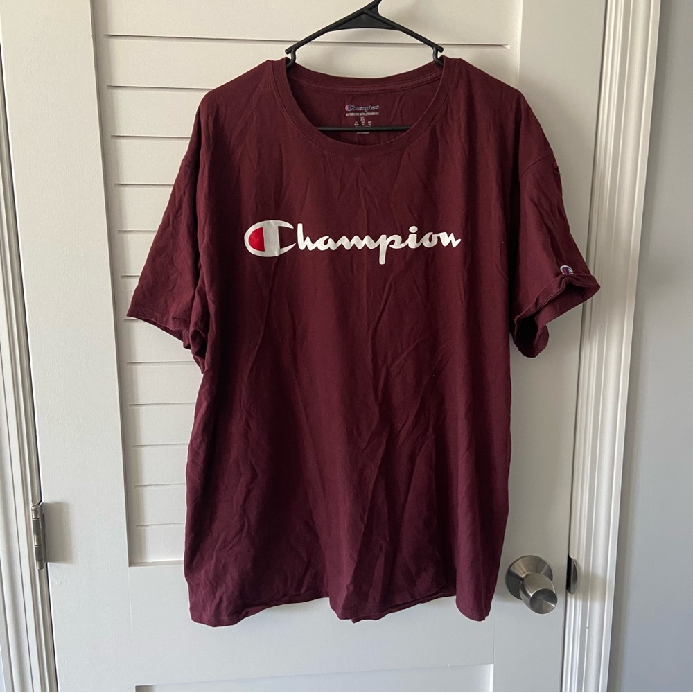Champion Maroon Tshirt Size XL